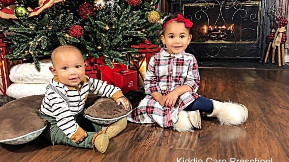 Children enjoying Christmas fun at Kiddie Care Early Learning