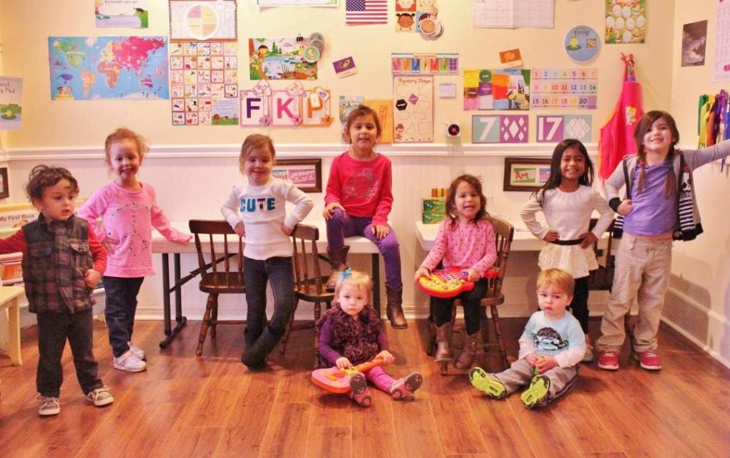 Group class photo at Kiddie Care Early Learning