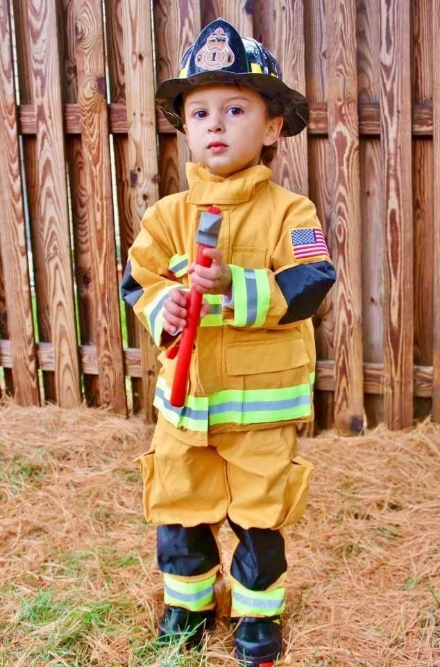 Firefighter costume at Kiddie Care Early Learning Damascus MD