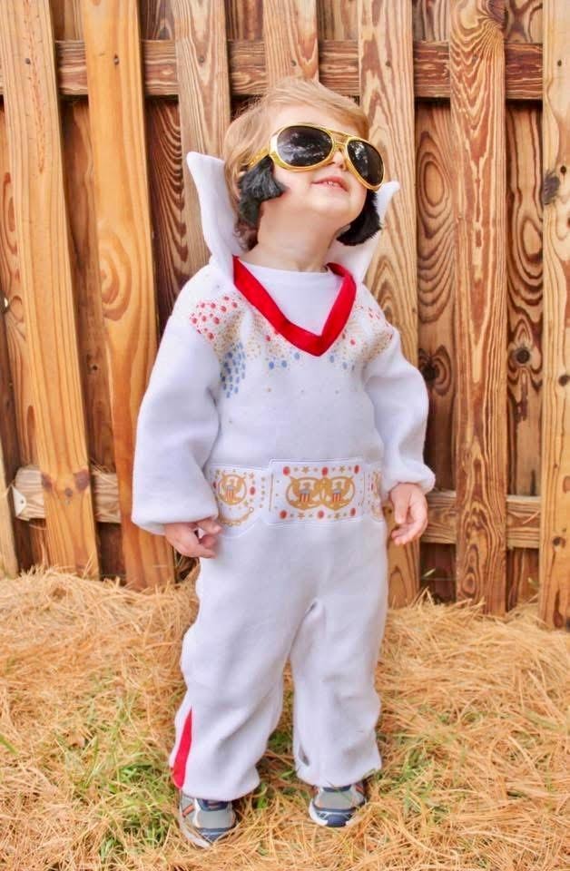 Elvis costume at Kiddie Care Halloween celebration