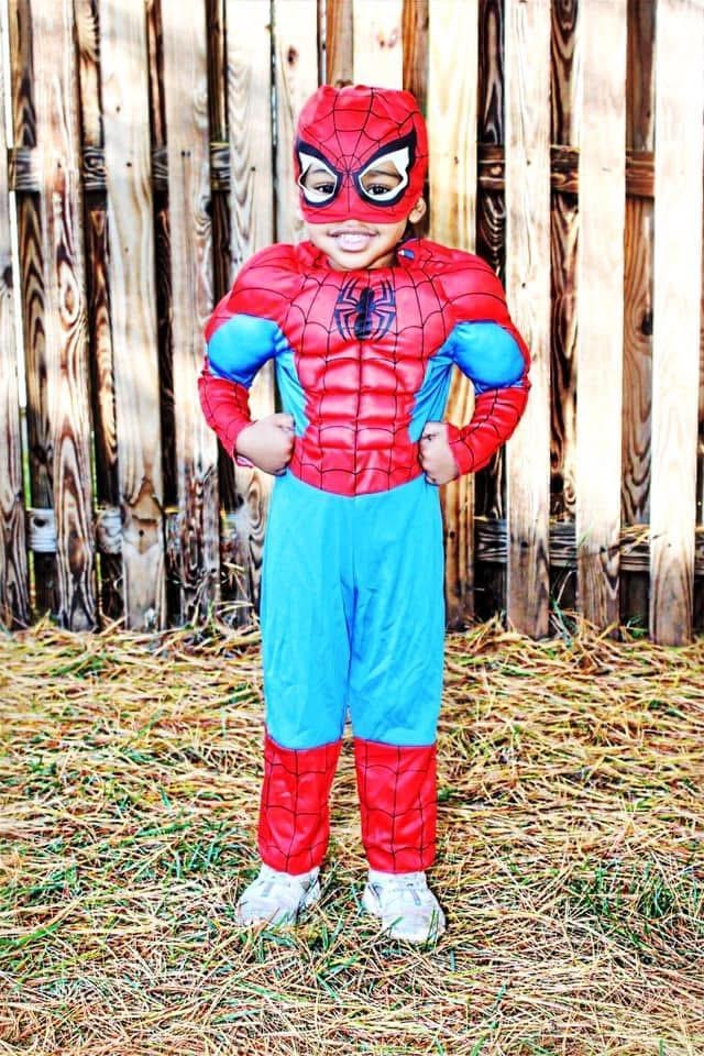Spider-Man costume at Kiddie Care Early Learning