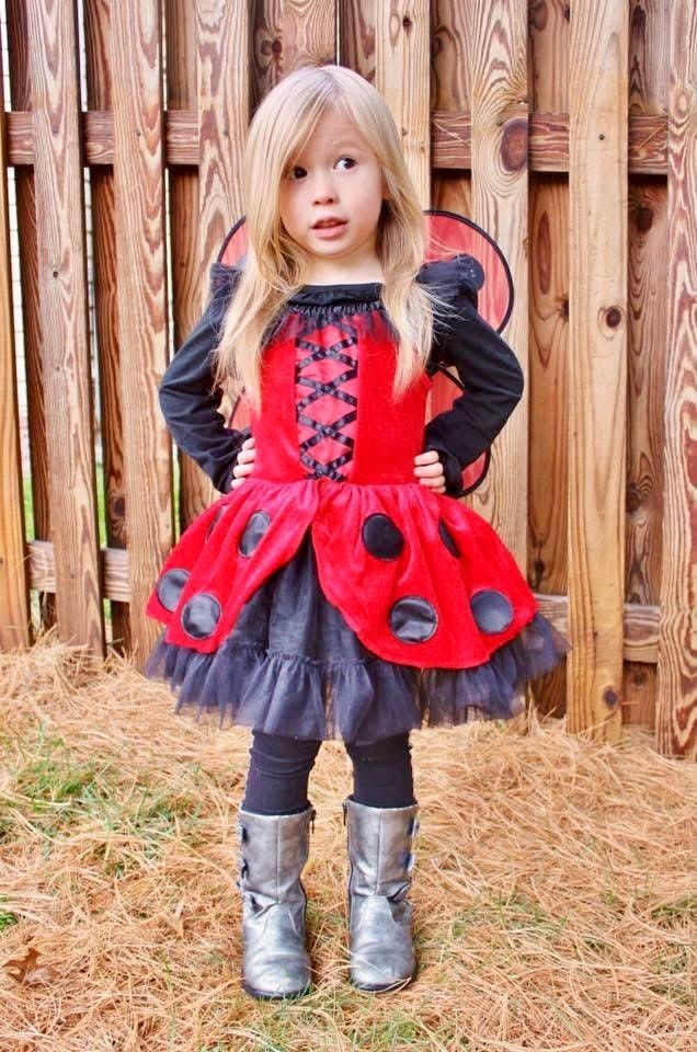 Ladybug costume at Kiddie Care preschool Halloween