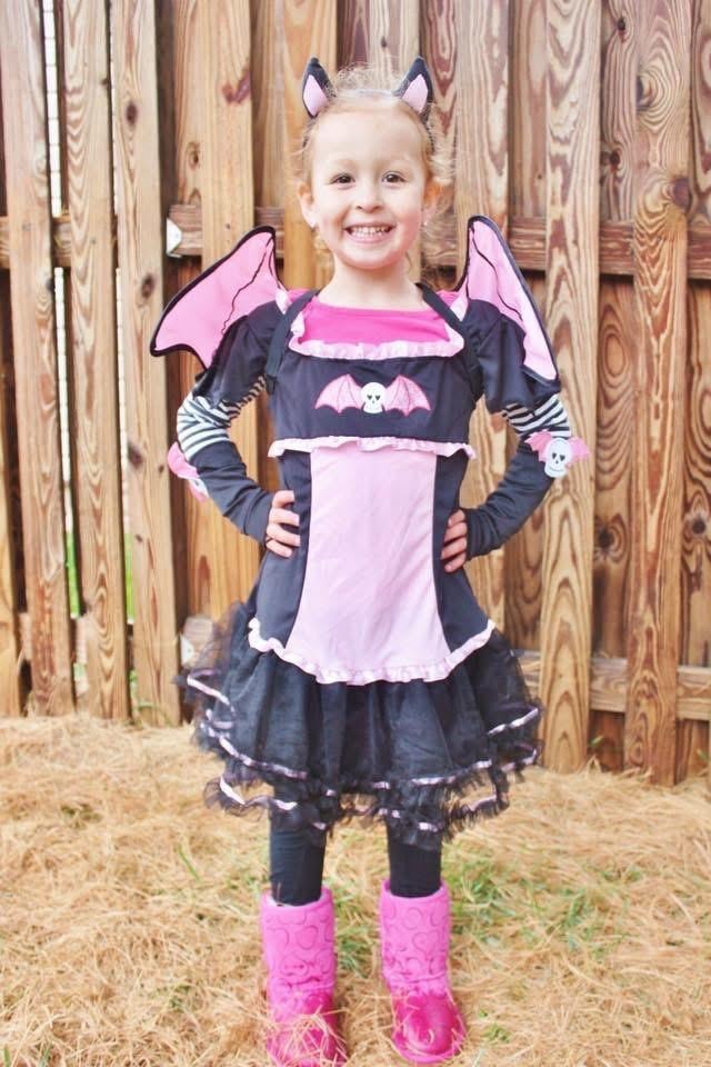 Bat costume at Kiddie Care home daycare Halloween